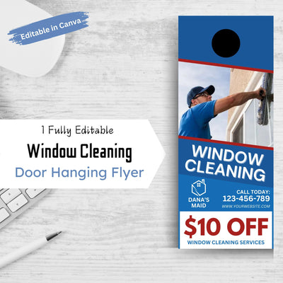 Editable Simple Window Cleaning Flyer