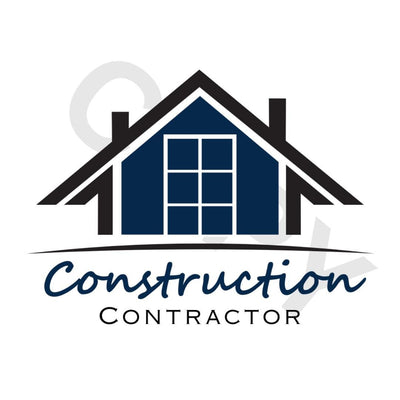 Simple House Logo for Contractor and Construction