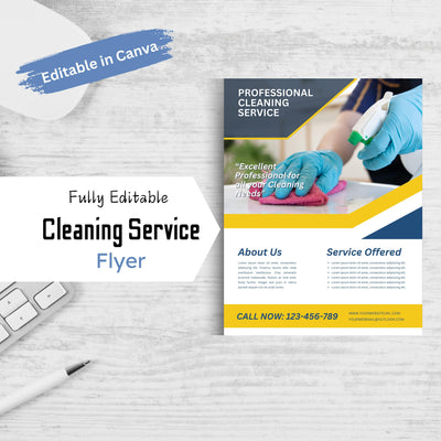 House Cleaning Flyer for Janitorial Services