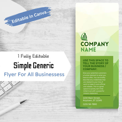 Editable Door Flyer Template for Lawn Care & Landscaping